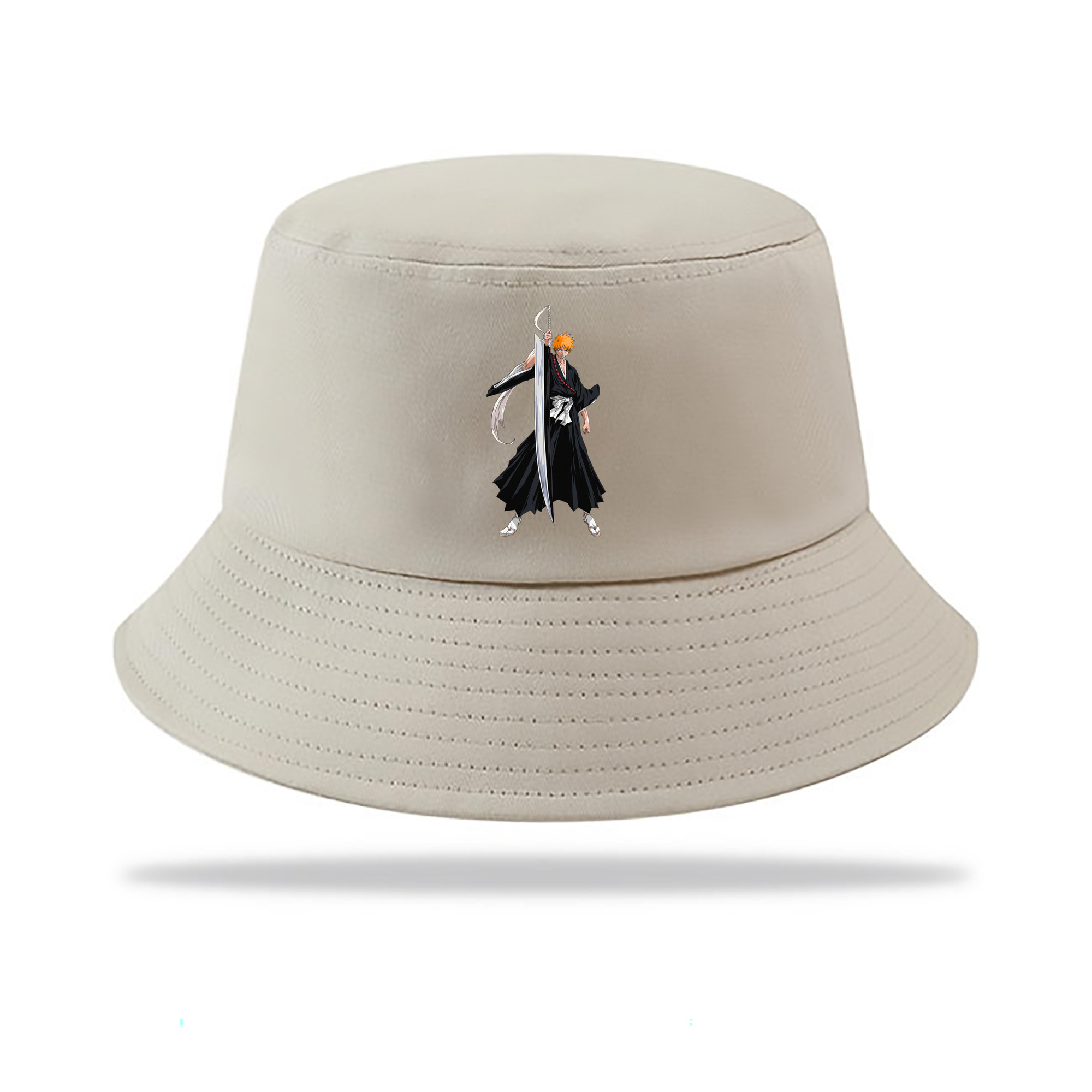 （画像用） ブリーチ 黒崎一護（くろさき いちご）BLEACH Kurosaki Ichigo アウトドア日除けバケットハット